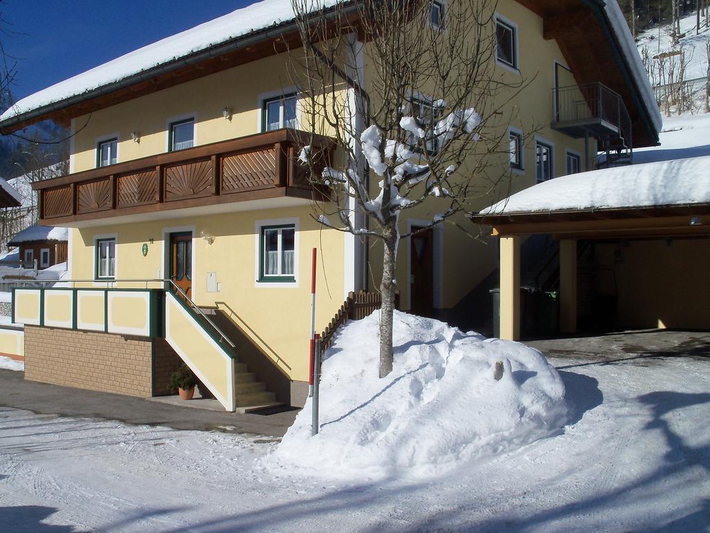Ferienwohnung Haus Mary Russbach am Pass Gschütt Exterior foto