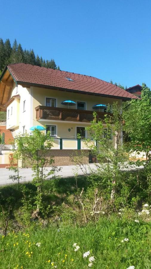 Ferienwohnung Haus Mary Russbach am Pass Gschütt Exterior foto